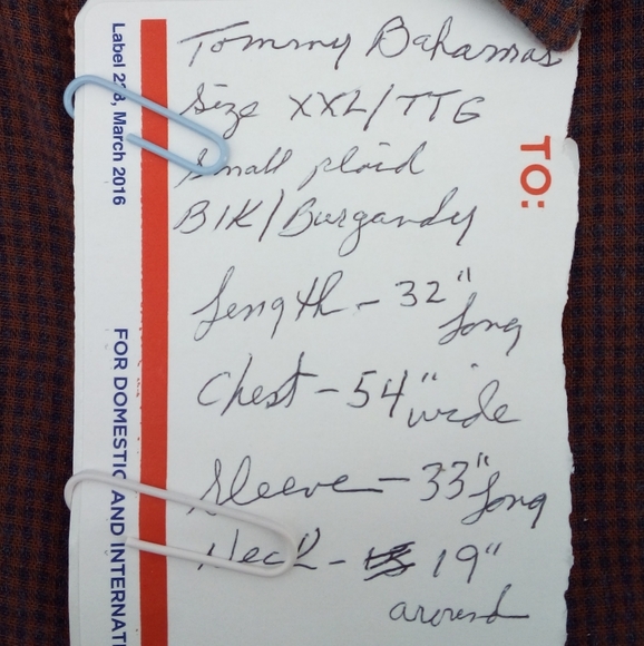 Men's Tommy Bahama purple orange long sleeve casual button down shirt XXL - Picture 11 of 12